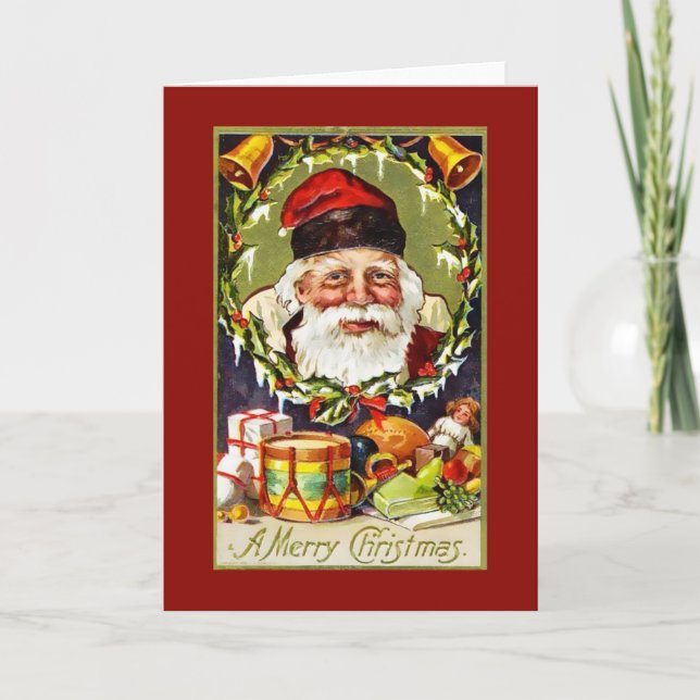 Carte de Noël vintage (Devant)