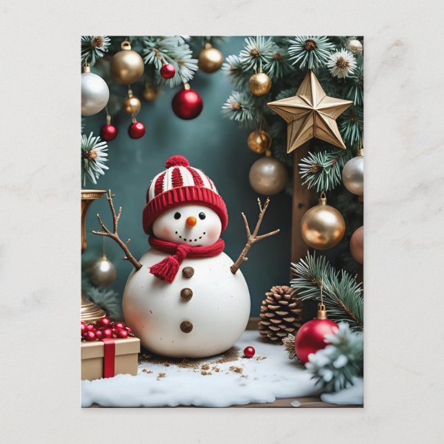 Carte de Noël vintage (Devant)