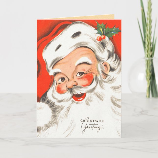 Carte de Noël Vintage (Devant)