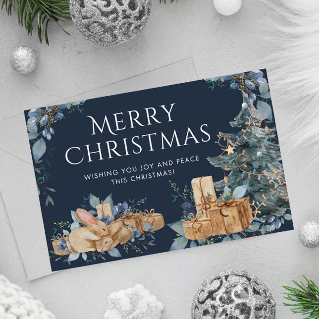 Carte de Noël Vintage : Des voeux de vacances inte (Créateur téléchargé)