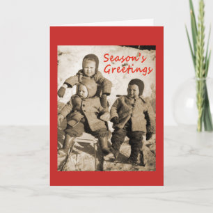 Carte de Noël Vintage Finlande 1945