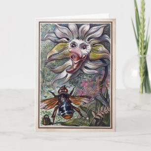 Carte de Noël vintage victorienne