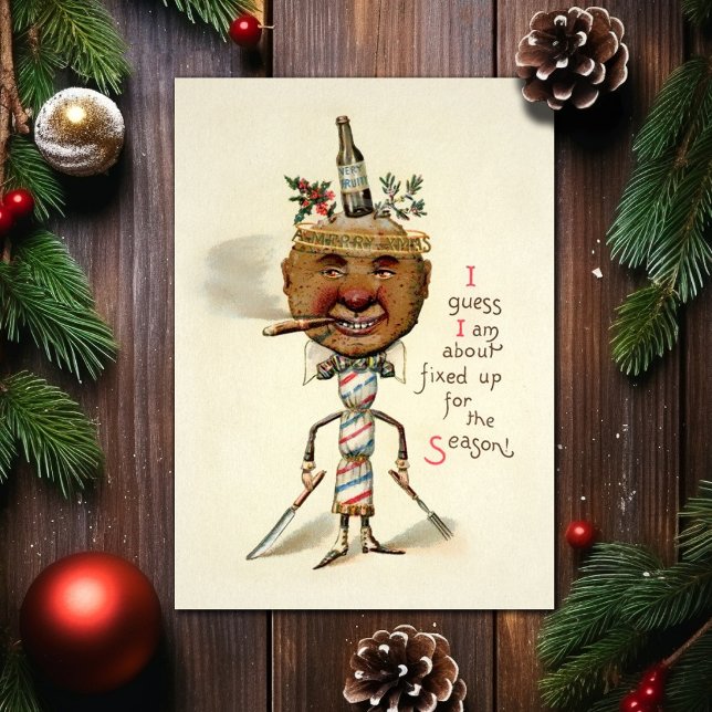 Carte de Noël vintage victorienne (Créateur téléchargé)