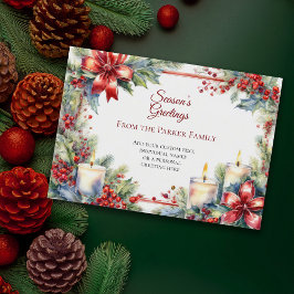 Carte de Noël vintage Waterton