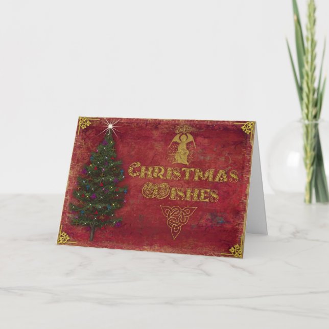 Carte de Noël. Voeux de Noël (Devant)