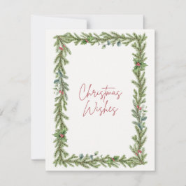 Carte de Noël "voeux de Noël"