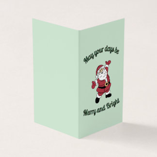 Carte de Noël Whimsical Merry Père Noël