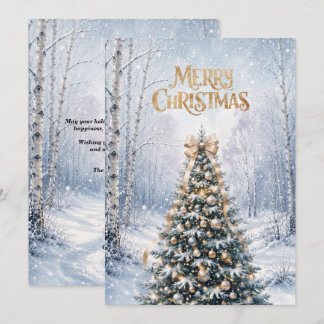 Carte de Noël Winter Wonderland