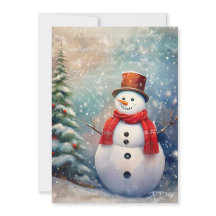 Carte de Noël Winter Wonderland