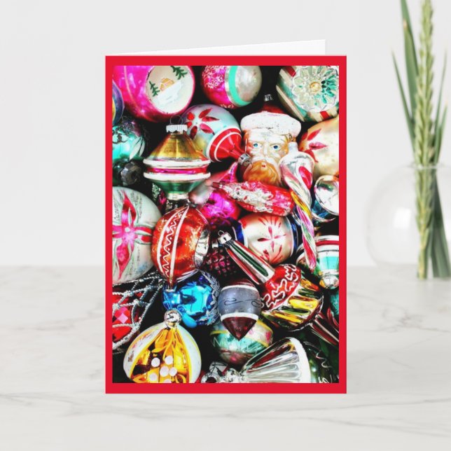 Carte de Noël "Wishing You Happy Memories" (Devant)