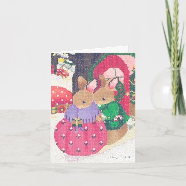 Carte de Noël Woodland (Devant)