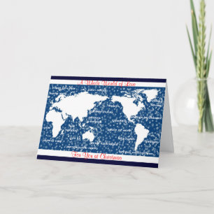 Carte de Noël World of Love