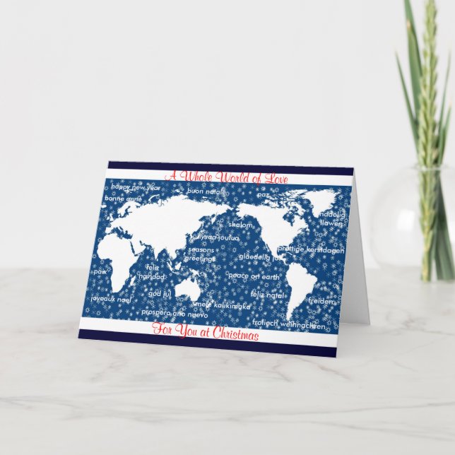 Carte de Noël World of Love (Devant)