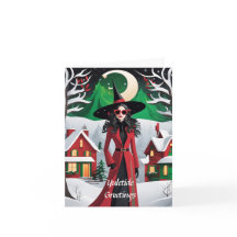 Carte de Noël Yuletide personnalisée