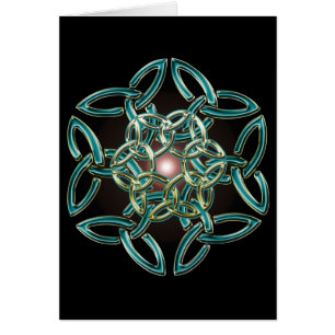 Carte de noeud de cercle de Triquetra