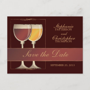 Carte de nombre de Tableau en verre de vin rouge
