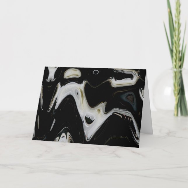 Carte de note Abstraite Cerius Night-Blooming (Devant)