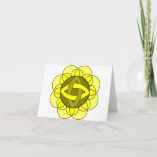 Carte de note "Balancing Solar Plexus Chakra"
