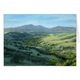 Carte de note blanche "Mount Diablo Southern View"