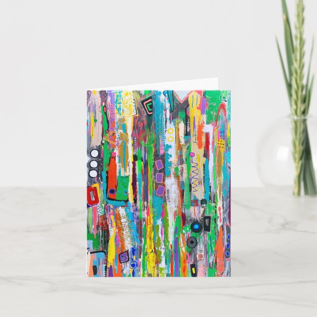 Carte de note blanche Rocket Man (Devant)