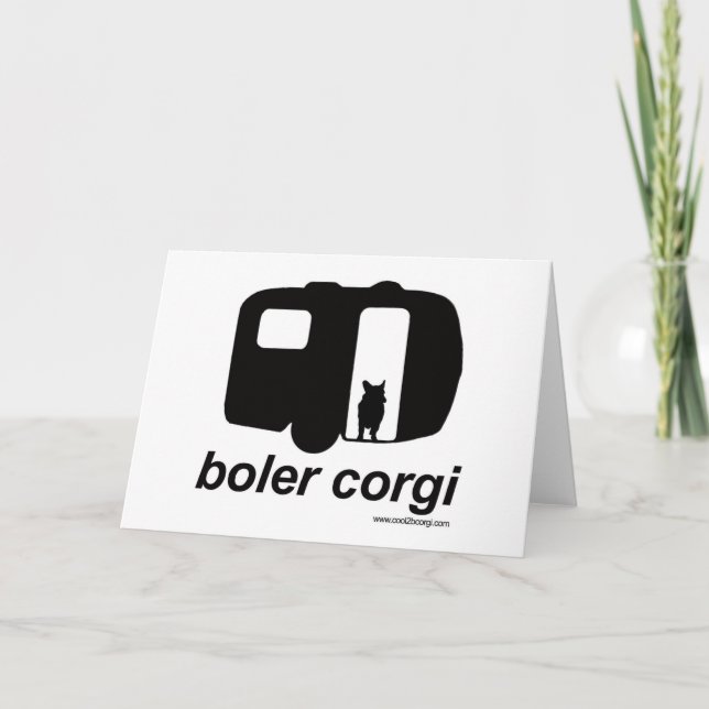 Carte de note Boler Corgi - Pembroke (Devant)