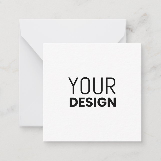 Carte de note carré (Devant)