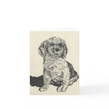 Carte de note Cocker Spaniel