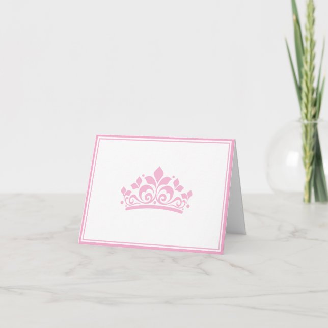 Carte de note Couronne de Pageant (Devant)