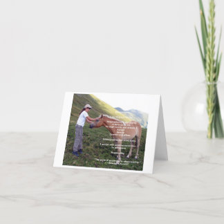 Carte de note d'affirmation de "responsabilité"