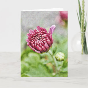 Carte de note d'art impressionniste de maman Flowe