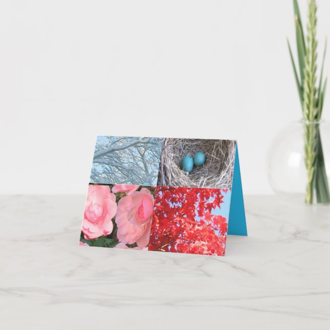 Carte de note de 4 saisons (Devant)