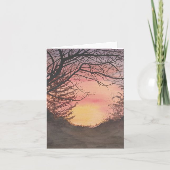 Carte de note de 9:2 d'Isaïe avec l'écriture (Devant)