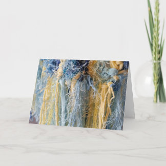 Carte de note de blanc d'image de fil