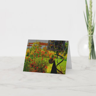 Carte de note de collection de chute