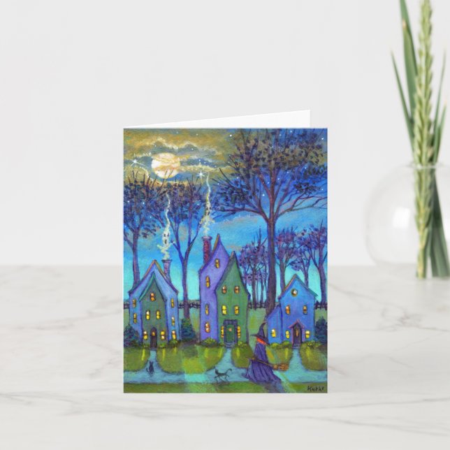 Carte de note de fantômes de cheminée (Devant)