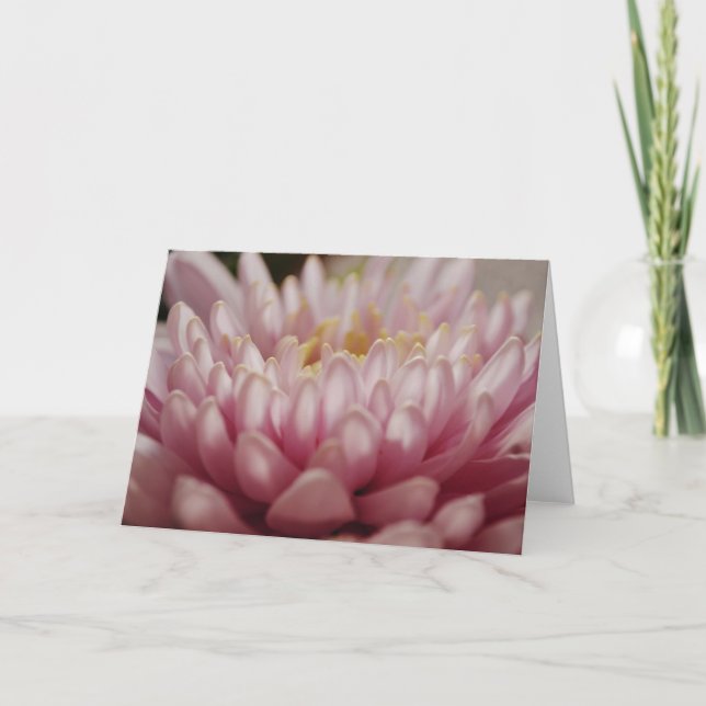 Carte de note de fermeture à fleurs roses (Devant)