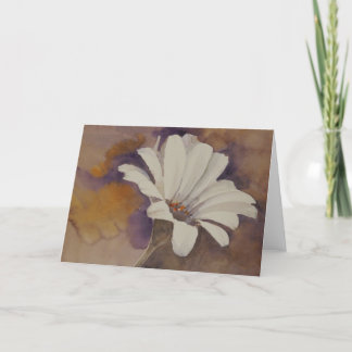 Carte de note de fleur d'humeur