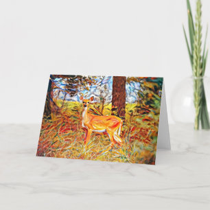 Carte de note de Forest Deer