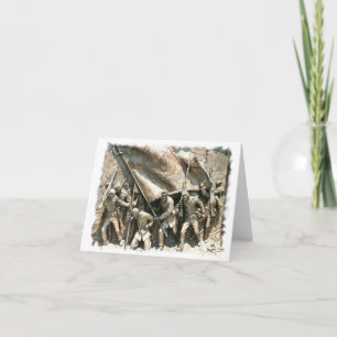 Carte de note de la brigade irlandaise