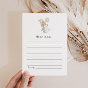 Carte de note de la capsule de l'heure du premier 