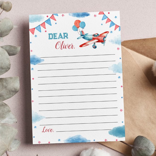 Carte de note de la capsule de temps de vol de l'a (Créateur téléchargé)