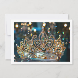 Carte de note de la couronne Pageant