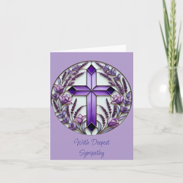 Carte de note de la croix violette (Devant)