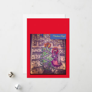 Carte de note de l'ange de Noël PAR : Katie Yonker