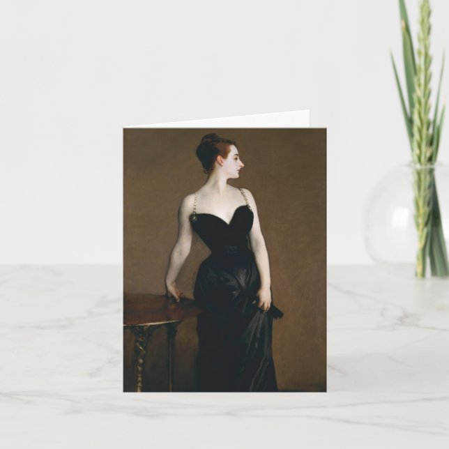 Carte de note de Madame X de John Singer Sargent (Devant)