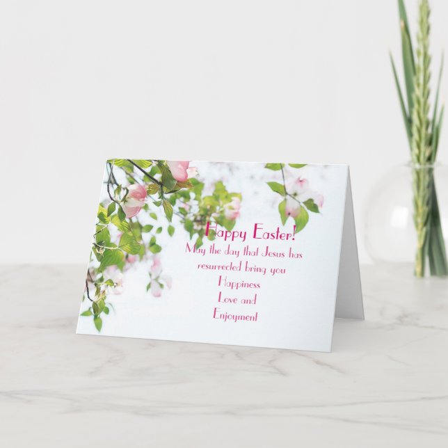 Carte de note de Pâques "Bonne Pâques" (Devant)