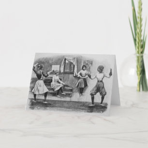 Carte de note de passage pour clôtures pour femmes