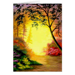 Carte de note de piste Sunrise
