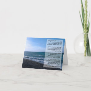 Carte de note de poème pour ami très cher