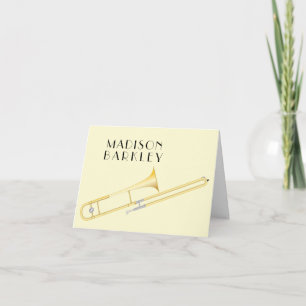 Carte de note de professeur de groupe de musicien 